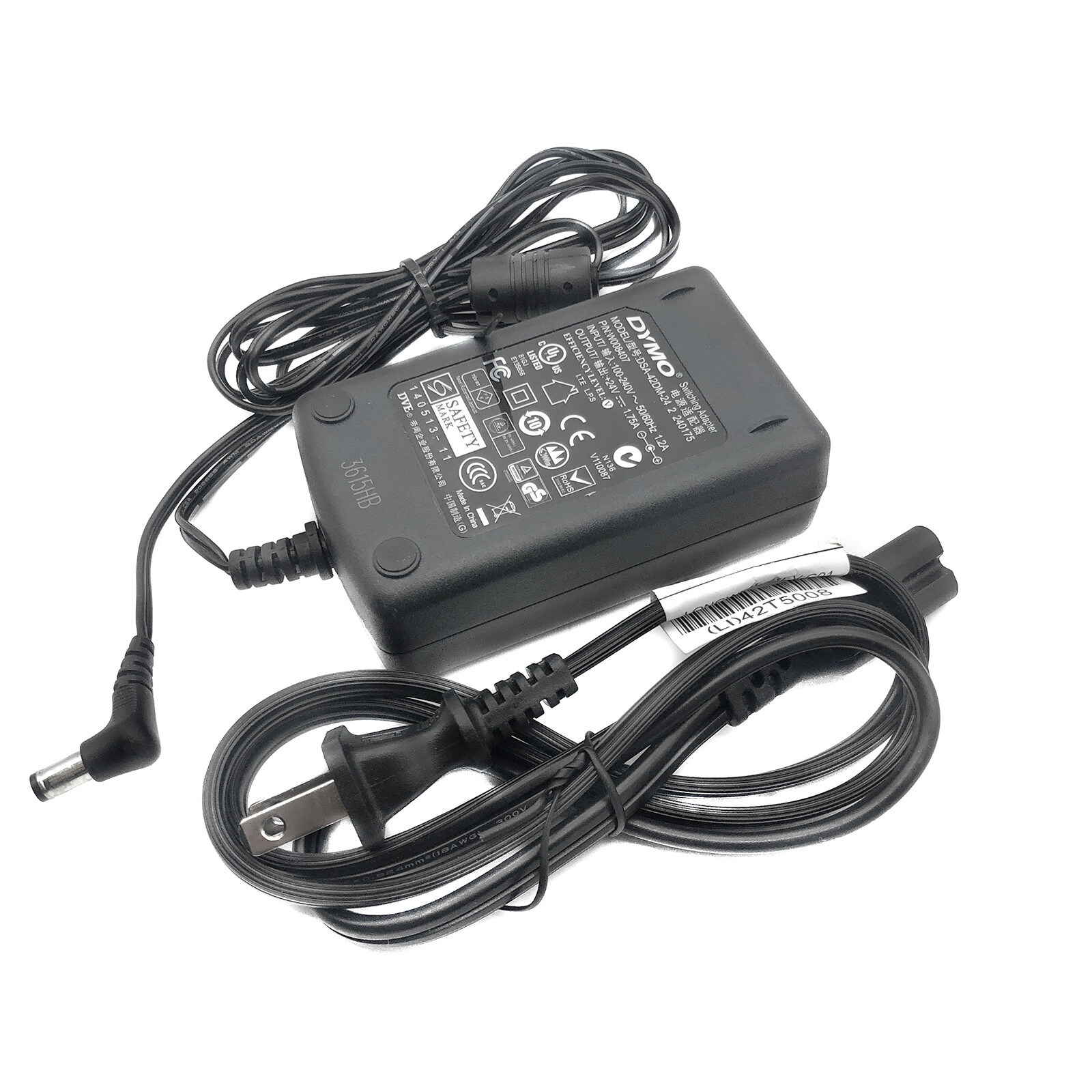 Genuine DYMO AC Adapter OEM for LabelWriter Label Printer 400 Turbo 93089 w/PC