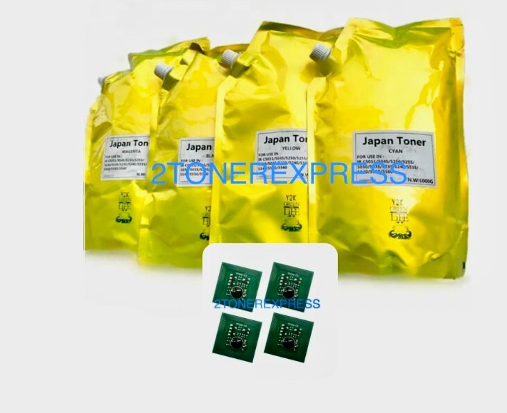 ❇️ 🇺🇸XEROX 550 560 C60 C70 JAPAN TONER POWDER 1000GRS EACH BAG + CHIPS 🇺🇸 ❇️