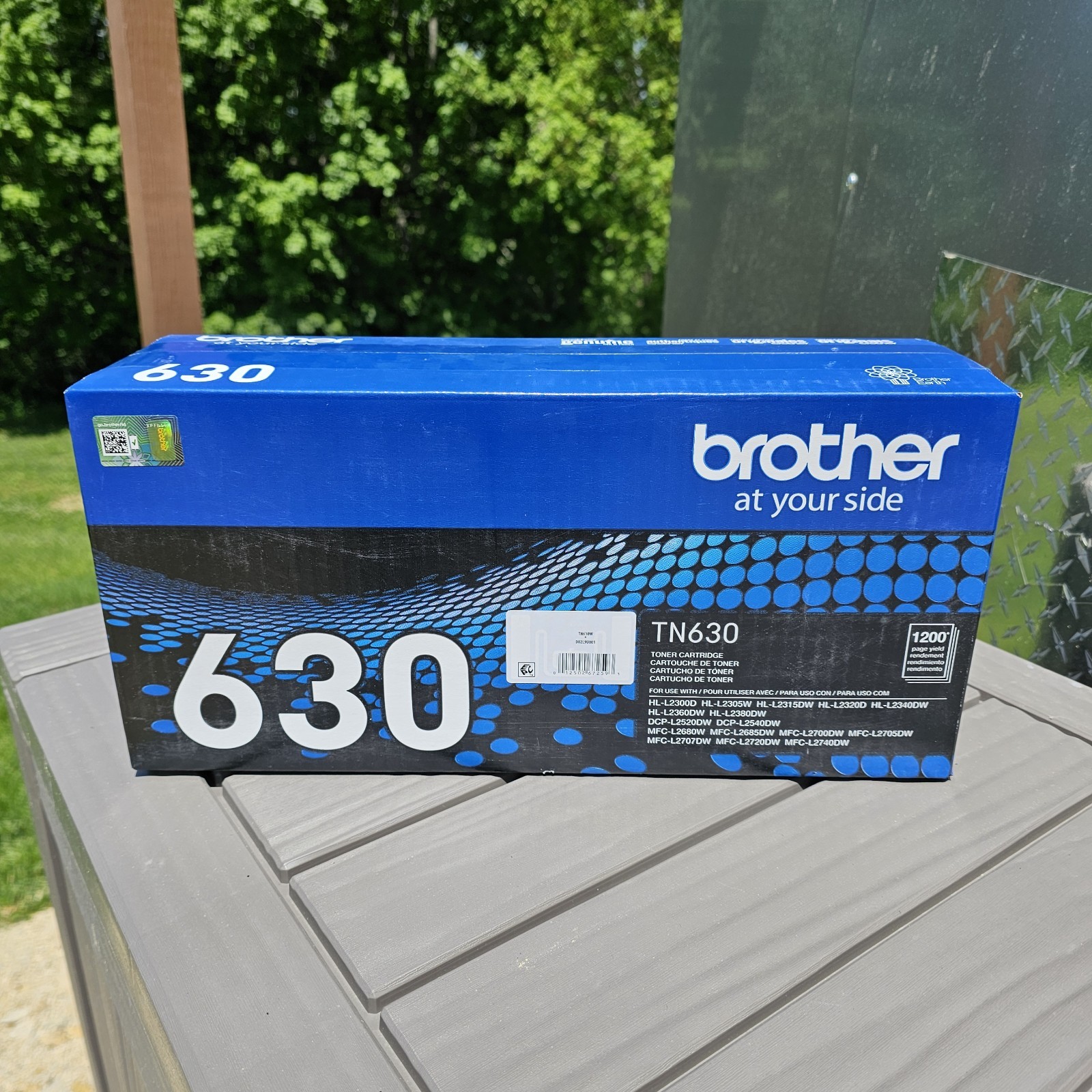 NEW Sealed! Brother Genuine Standard-Yield Black Printer Toner Cartridge TN630