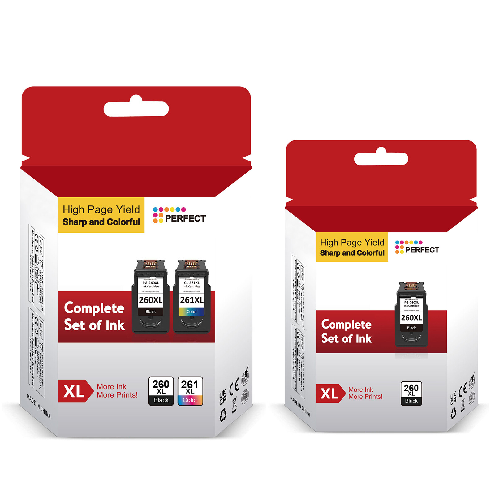 PG-260 XL CL-261 XL Ink Cartridge for Canon PIXMA TS5320 TS6420 TR7020 TR7022