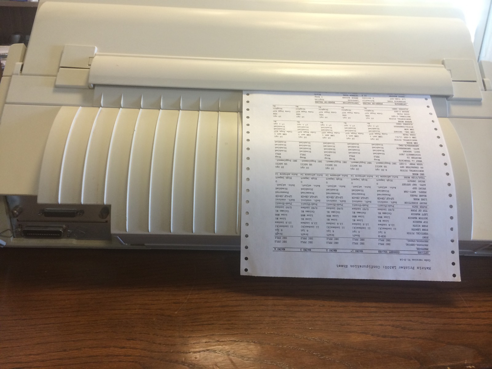 Genicom LA500 Dot Matrix Line Printer