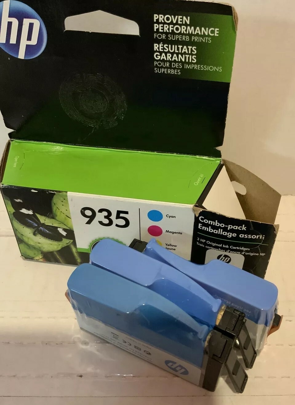 🖨 Hp Triple Pack HP 935 Cyan, Magenta and Yellow. AS SHOWN ‼️02-2019