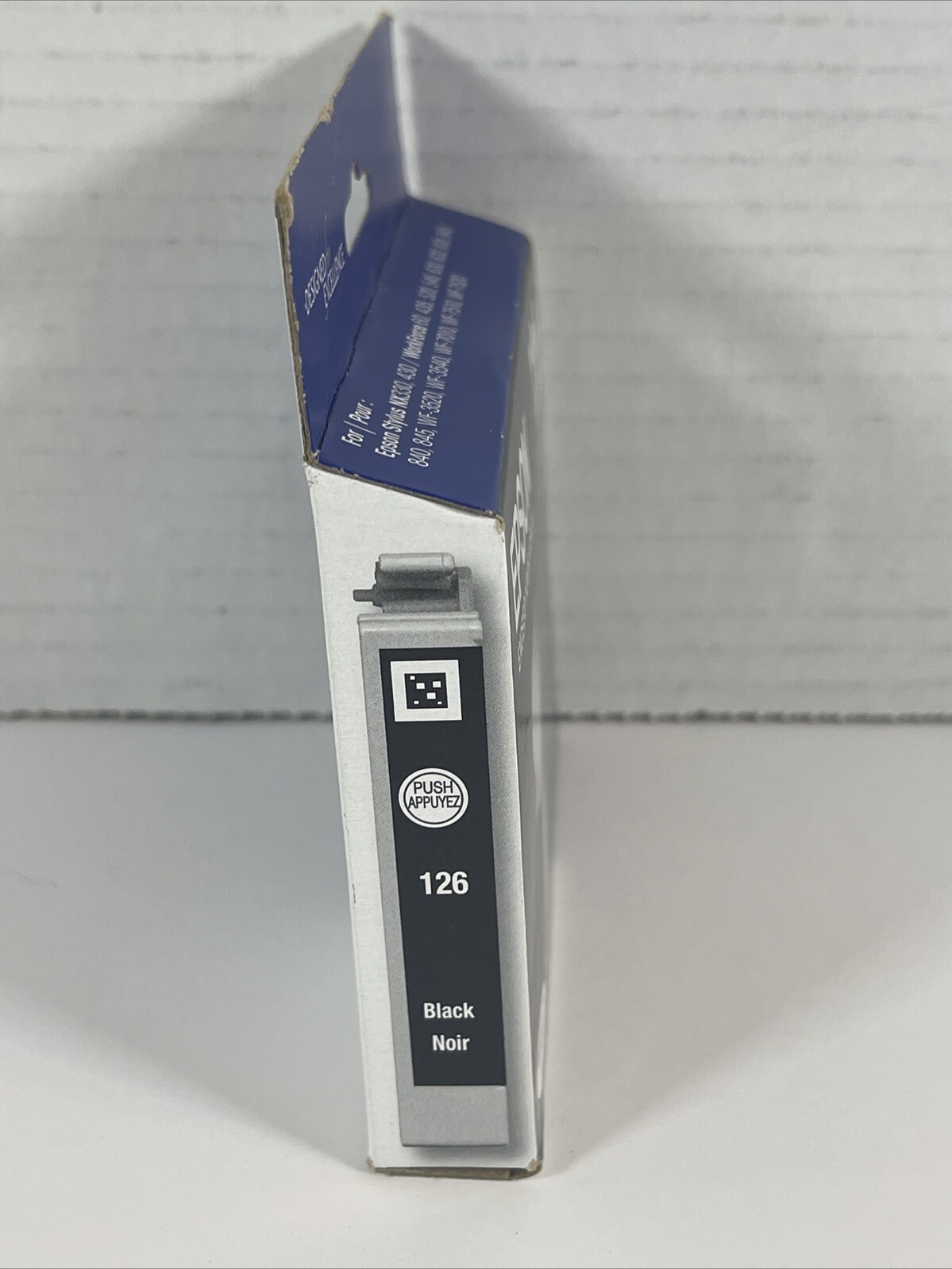 Epson 126 Standard-capacity Single Ink Cartridge Black (T126120) 06/24