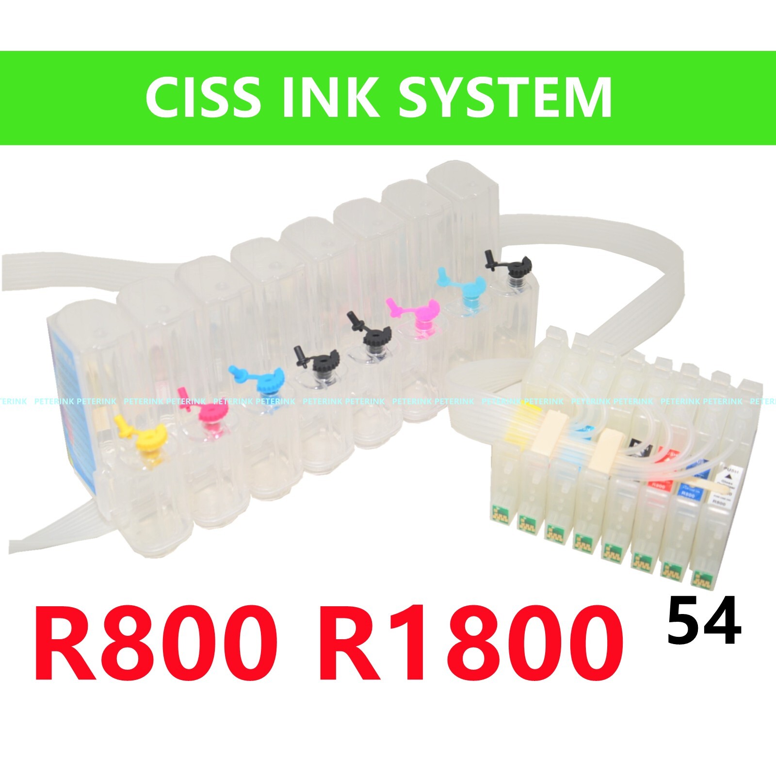 Refillable Empty Cis ciss ink system for Stylus R800 R1800 T054 54 cartridge