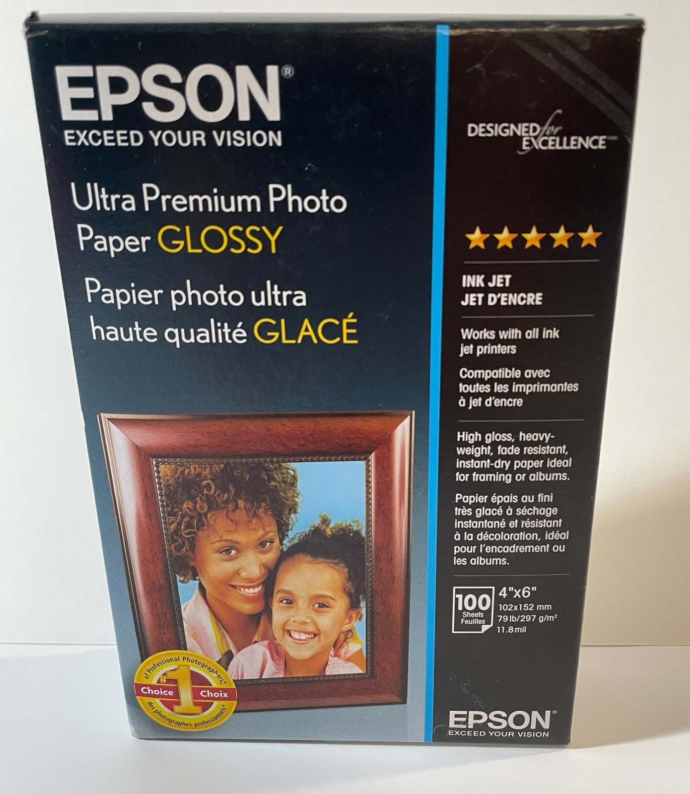 Epson Ultra Premium Photo Paper Glossy 4 x 6 inch 100 Sheets S042174 Printing