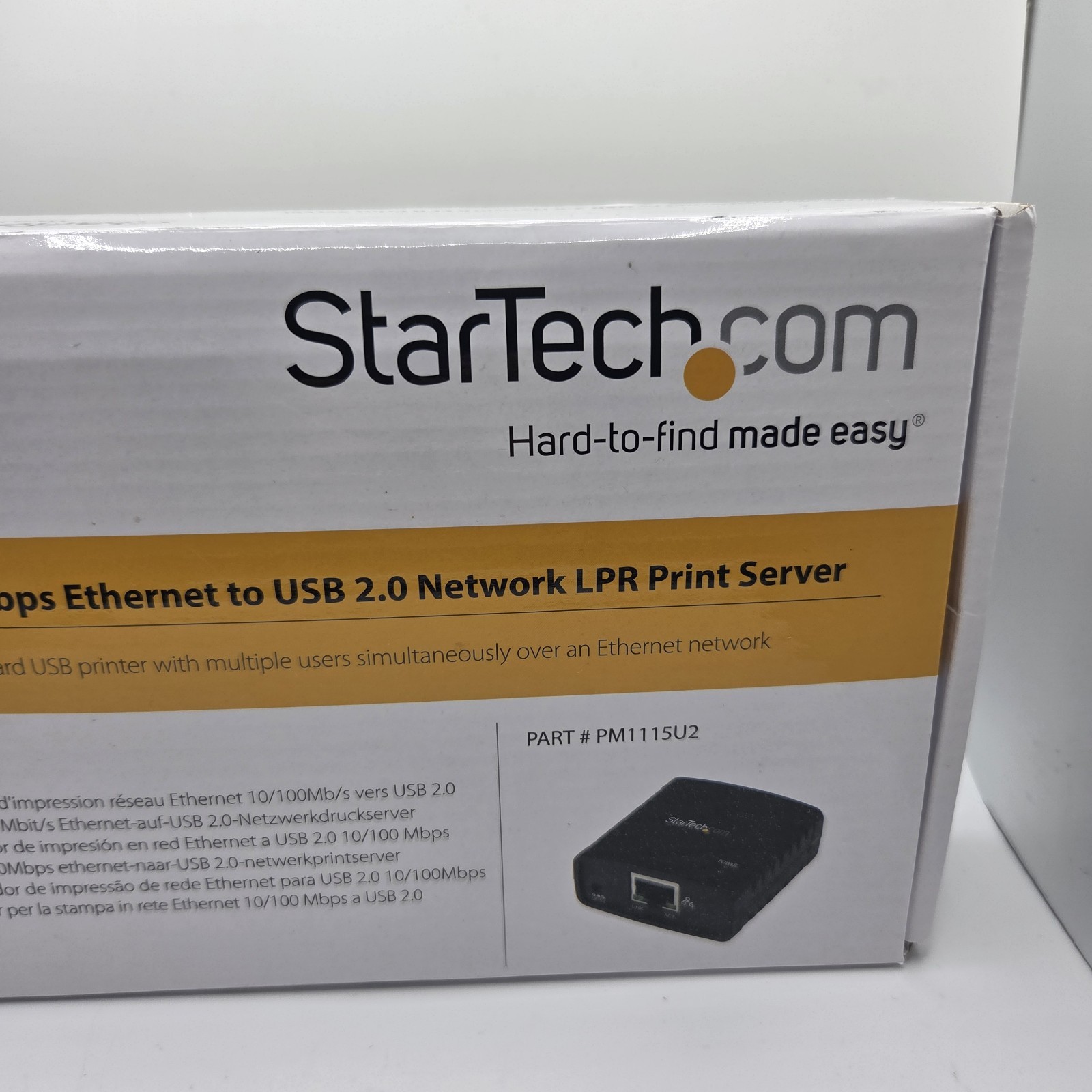 StarTech Network LPR Print Server 10/100Mbps Ethernet to USB 2.0 #PM1115U2