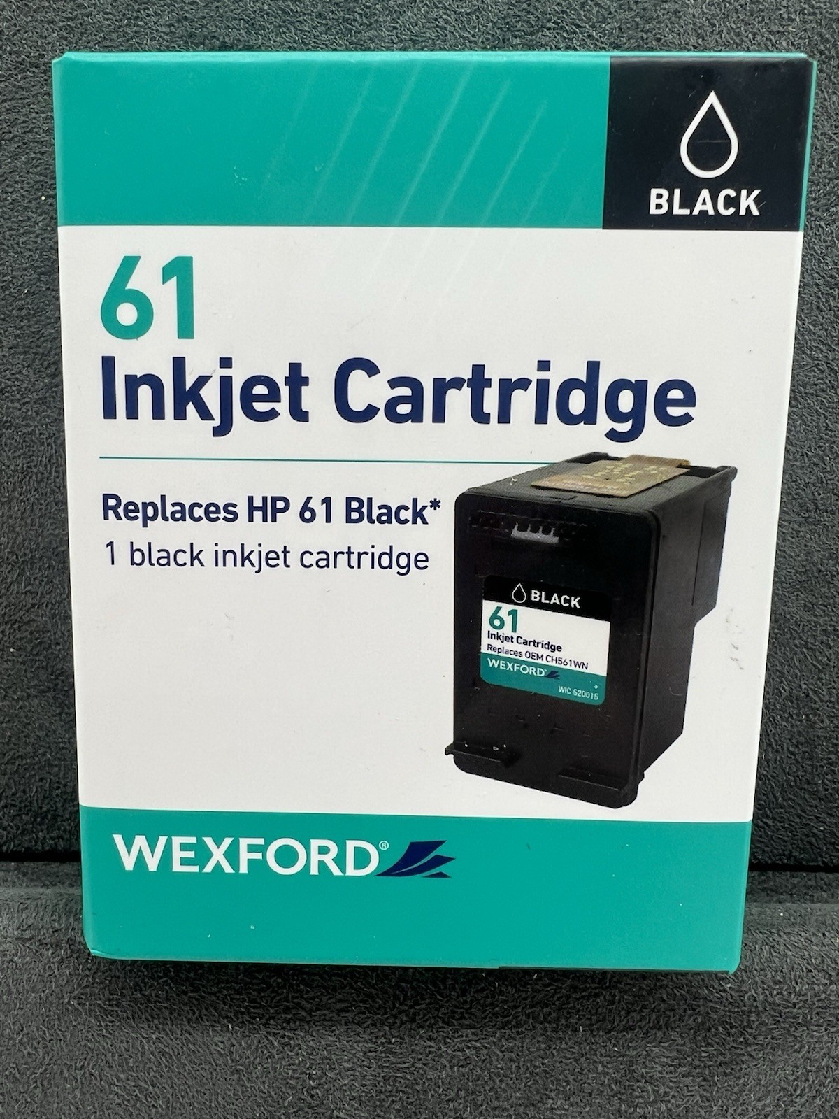Wexford 61 Inkjet Black Cartridge Replaces HP 61 Black Cartridge ￼