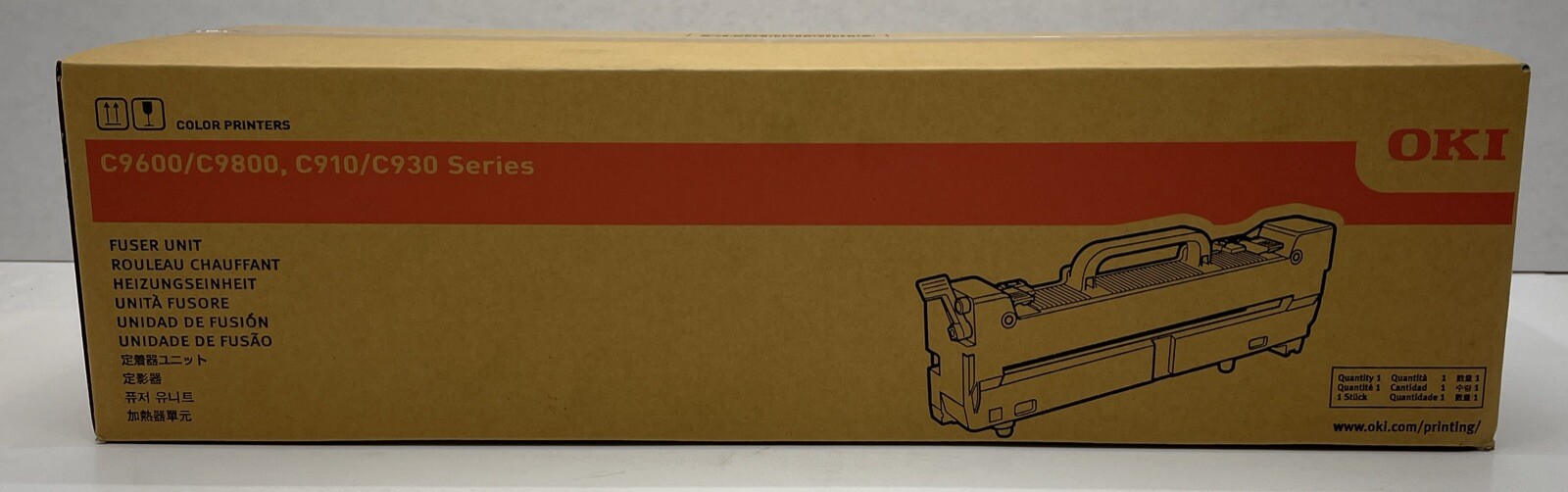 Brand New – Genuine OKI Fuser 120V P/N 42931720 Pro920WT C9600 C9800 C910 C930