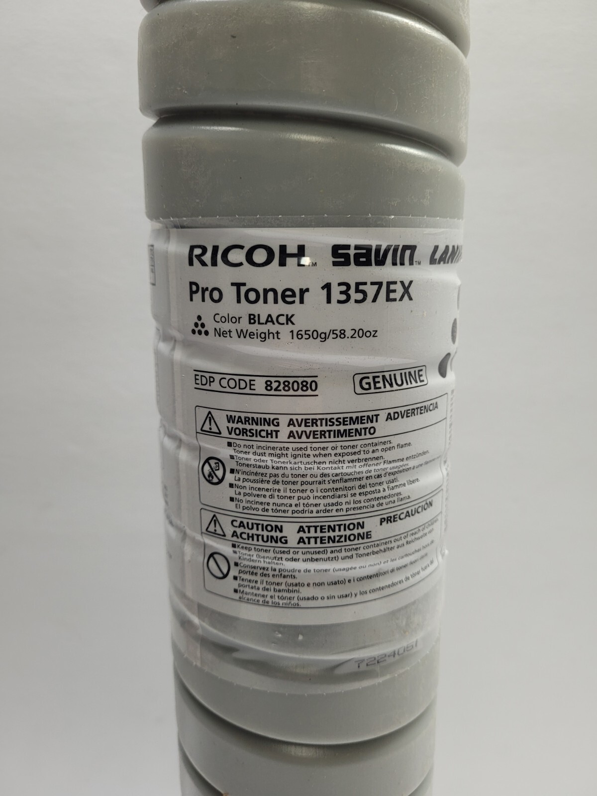Genuine Ricoh 828080 Pro 1357Ex Toner – High Yield Black