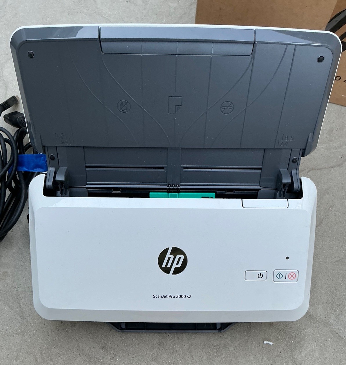 HP ScanJet Pro 2000 S2 Duplex Sheet-Feed Scanner USB 3.0 – Used Twice w Cables