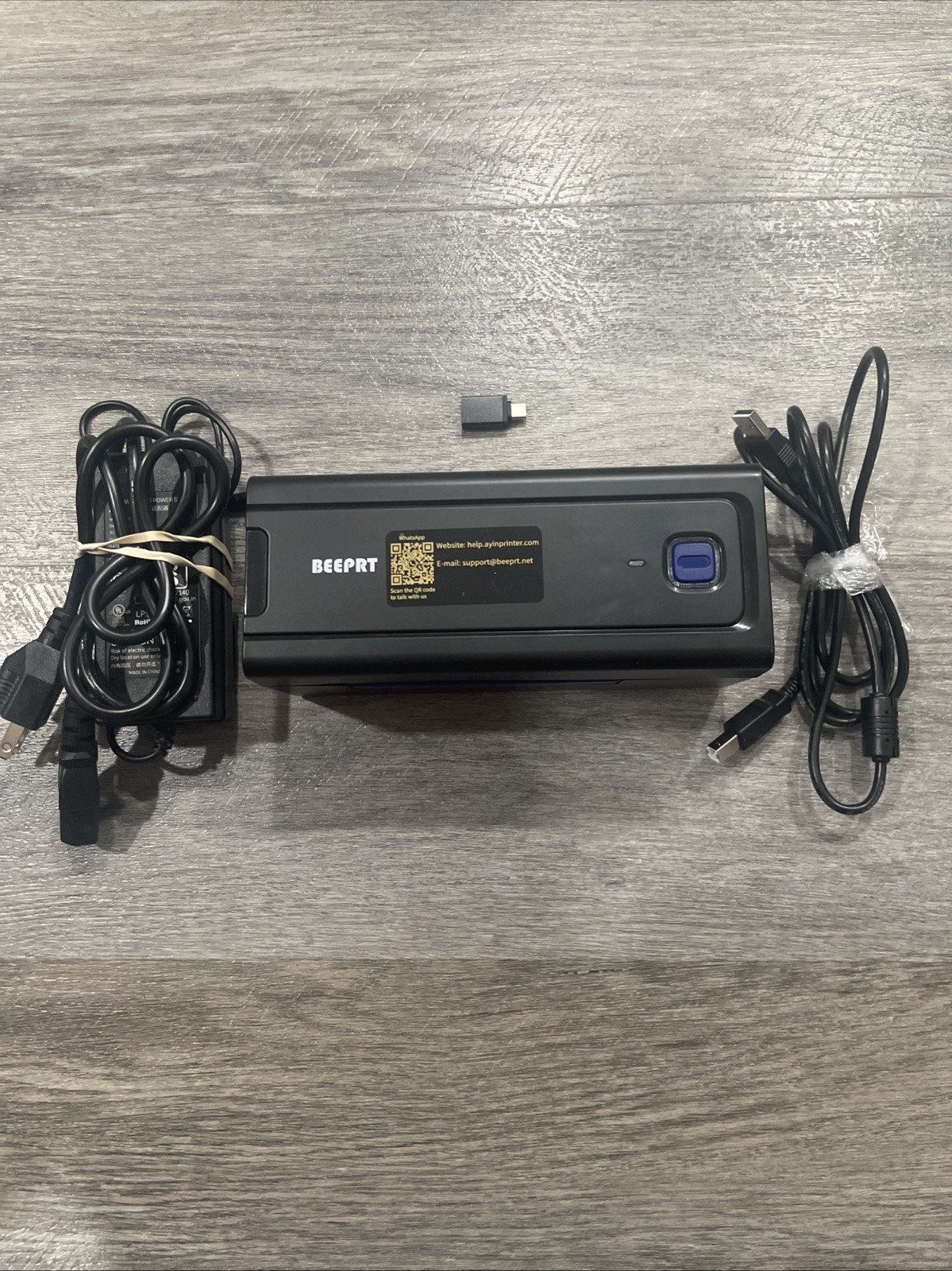 Beeprt Bluetooth Thermal Label Printer BY480BT Used – Tested
