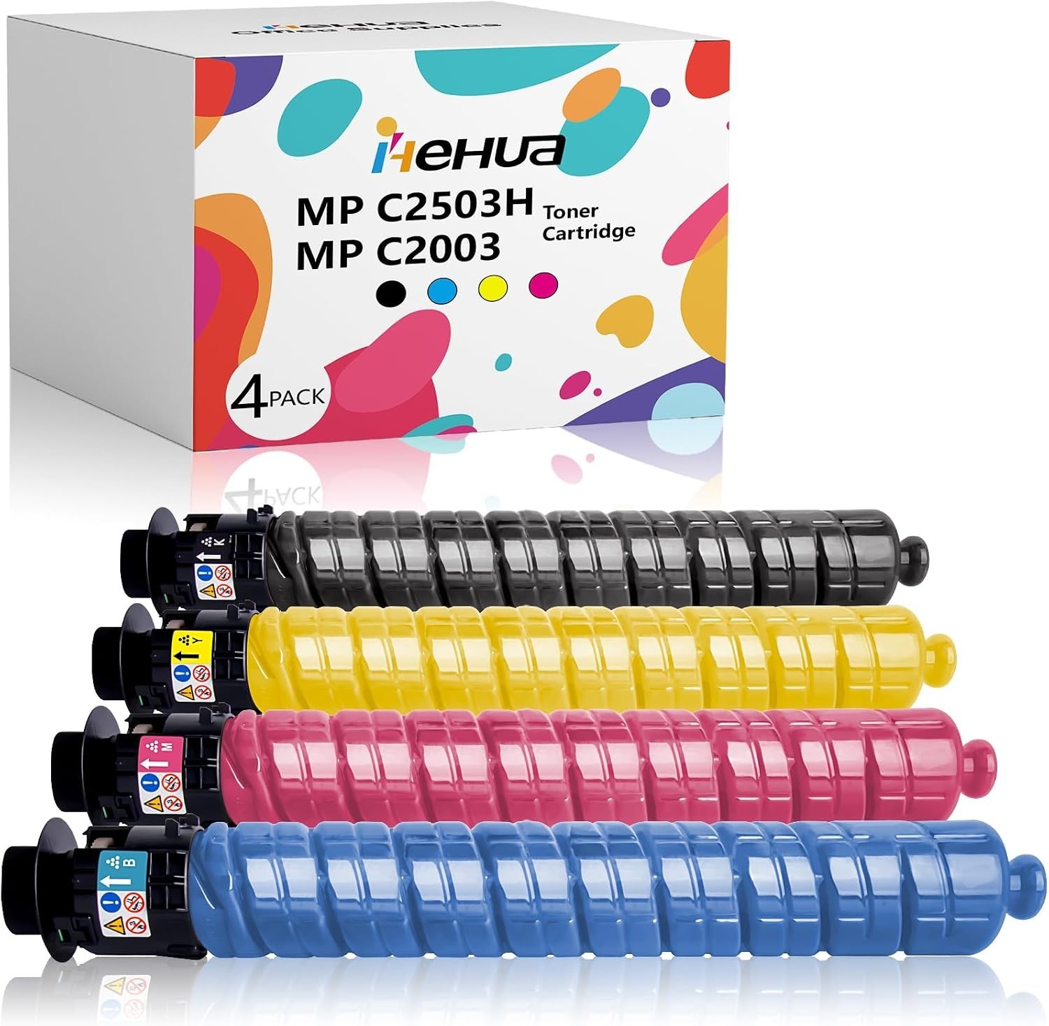 4 Pack Toner for Ricoh MP C2003 C2503 C2504 841918 841919 841920 841921 CMYK