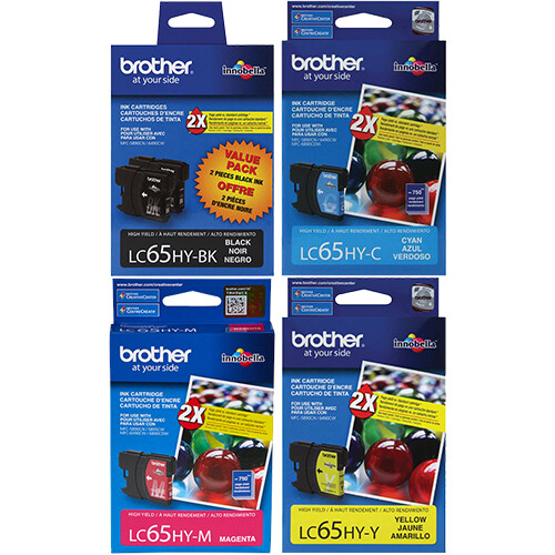 Brother MFC-5890CN Ink Cartridge Set – 2pcs Black with 1 of each Color
