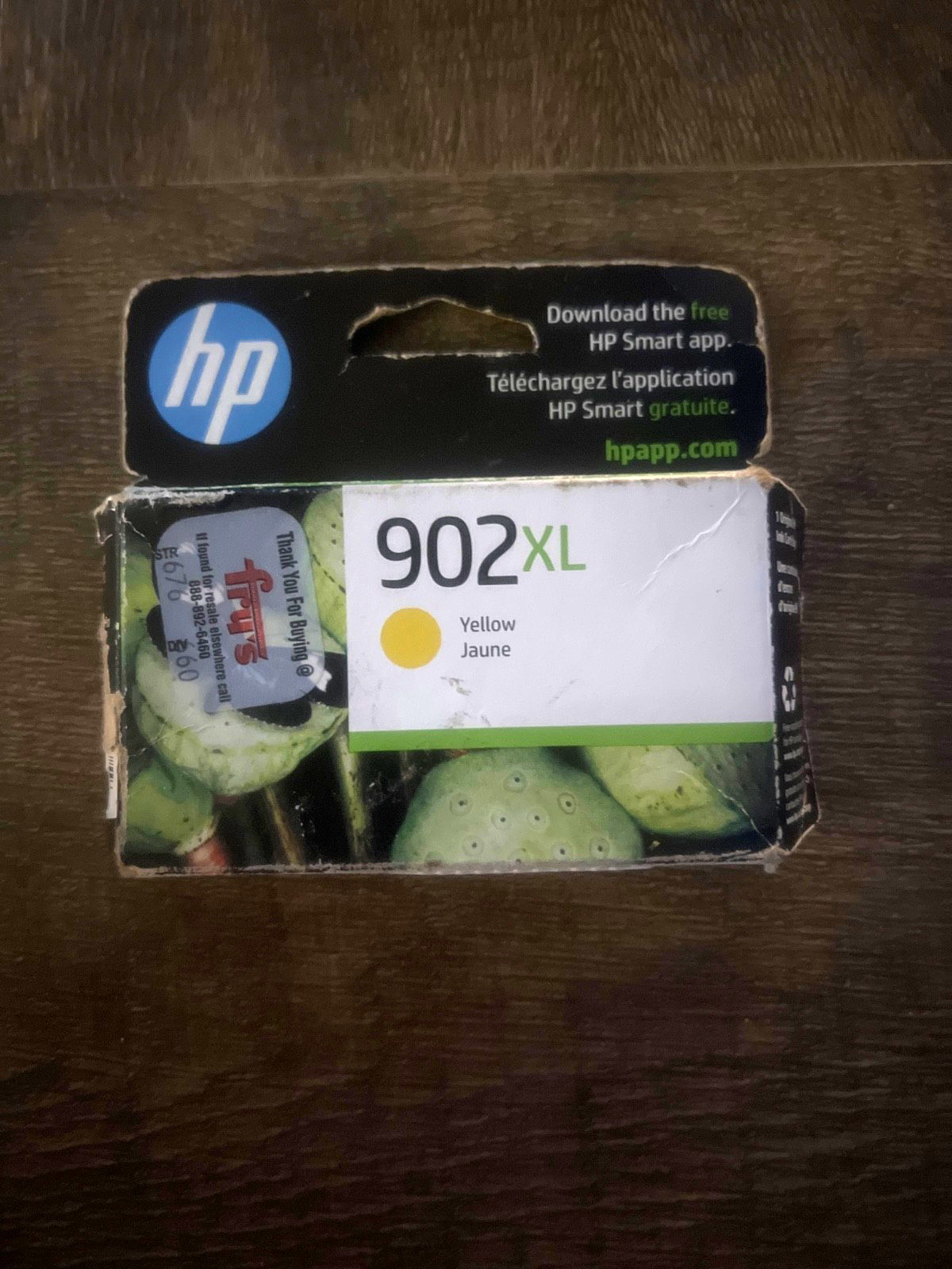 HP 902 XL Yellow Ink Cartridge New Exp 8/2026