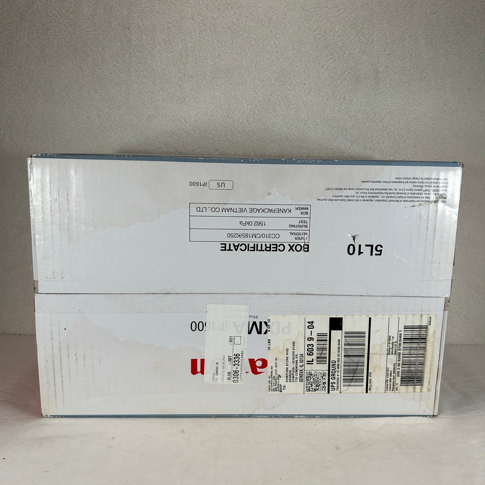 Canon PIXMA iP1600 Photo Inkjet Printer 4800×1200 dpi USB New Open Box