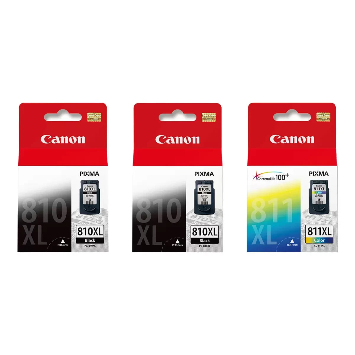 NEW Genuine Canon 810 / 811 Ink Combo-Pack Black XL X 2 + Color Combo XL X 1
