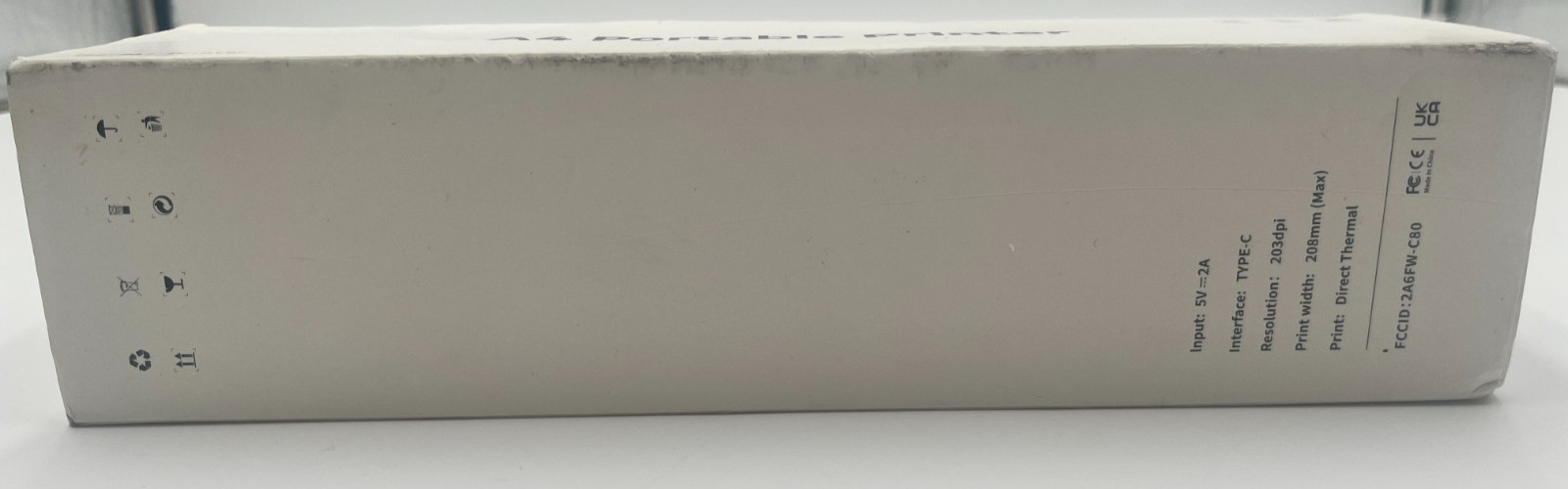 A4 Portable Thermal Printer, Wireless, 200dpi