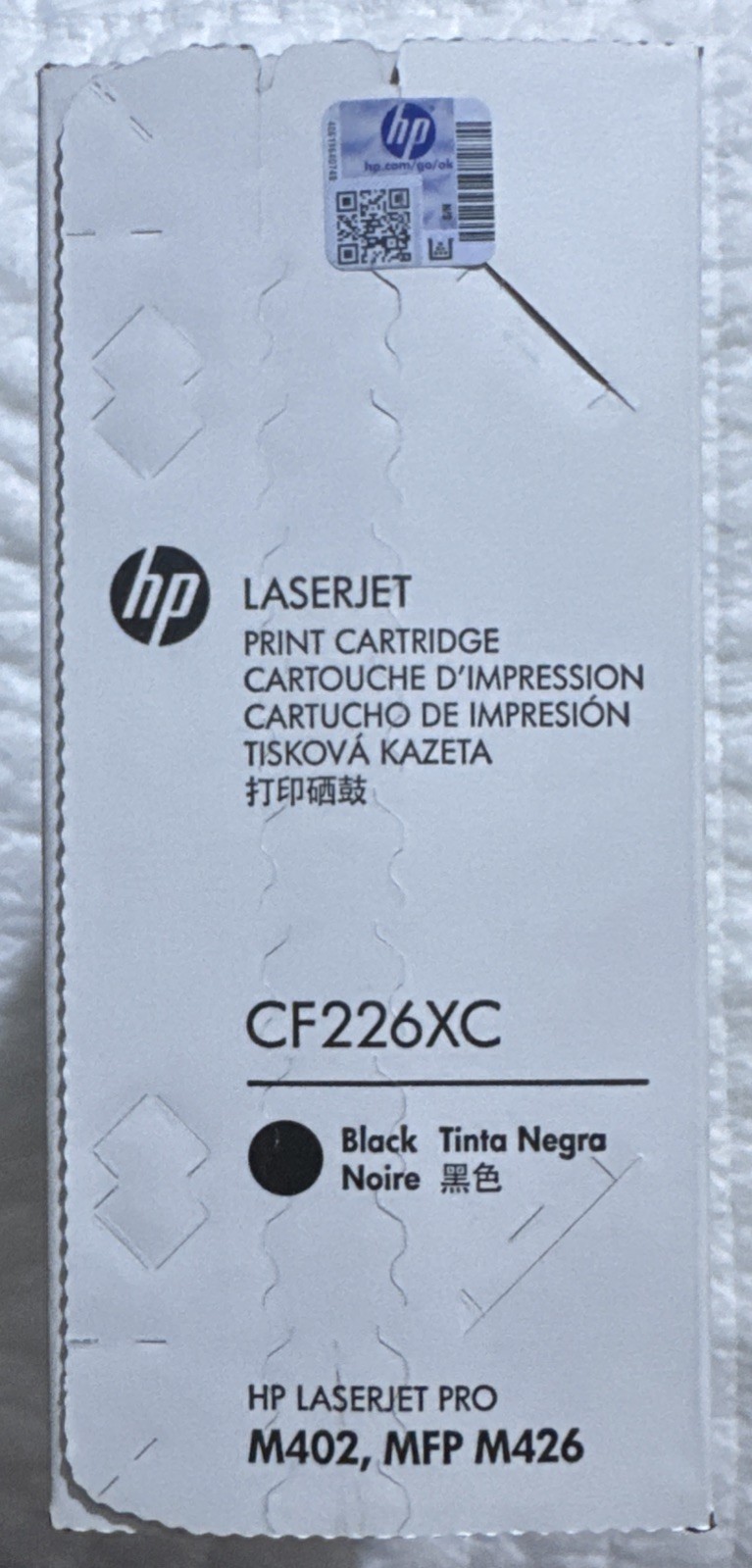 HP 26X Black Toner CF226XC For HP LaserJet Pro M402, MFP M426 Genuine Sealed Box