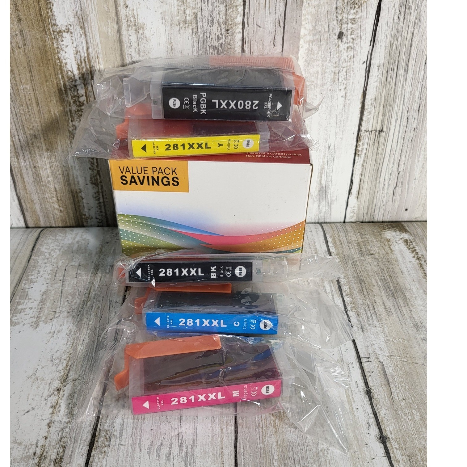 Value Pack Savings PGI 280XXL CLI 281XXL Ink Cartridges 5 Pack New