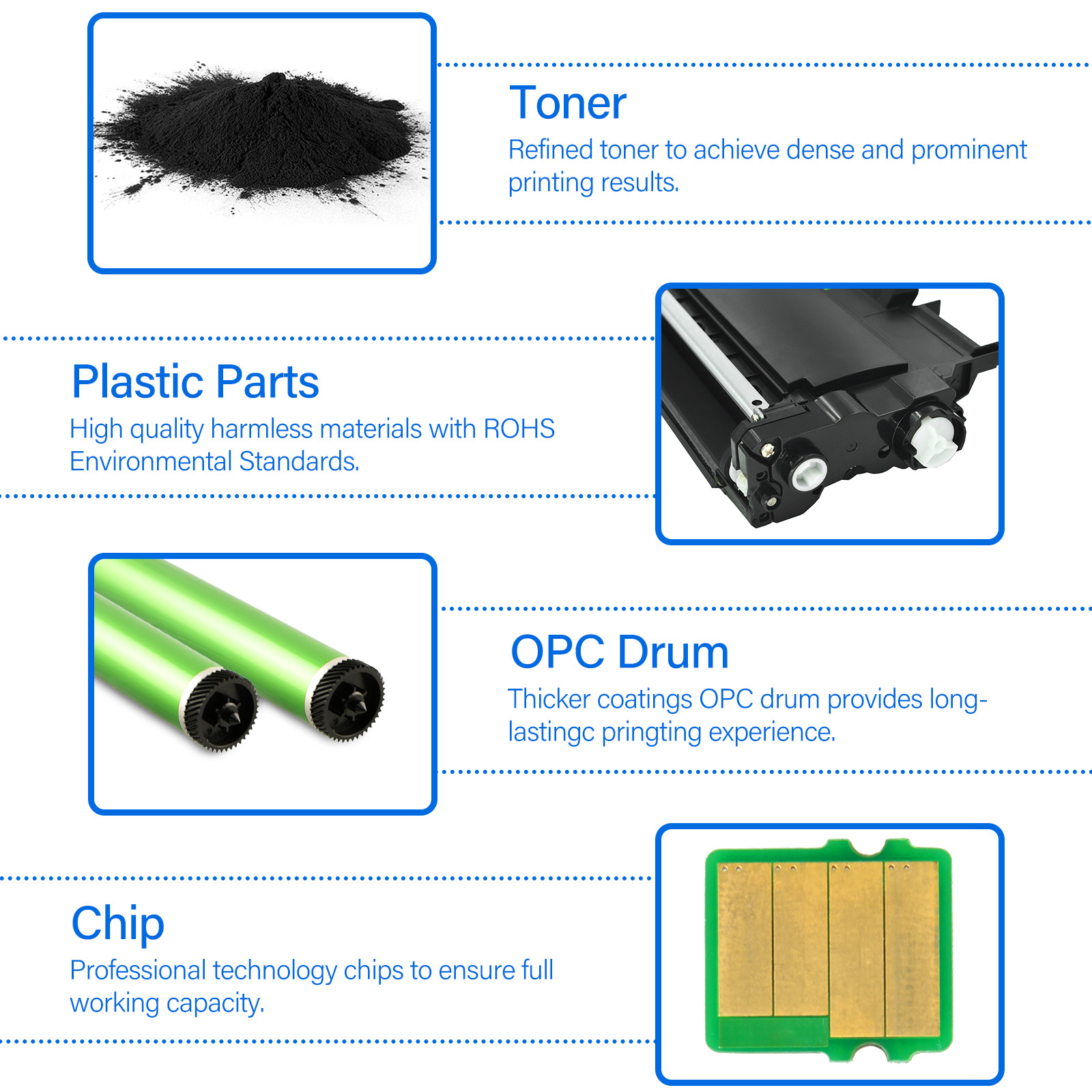 8PK TN920 Toner Cartridge for Brother TN920xl DCP-L5510DN HL-L5215DW HL-L6415DW
