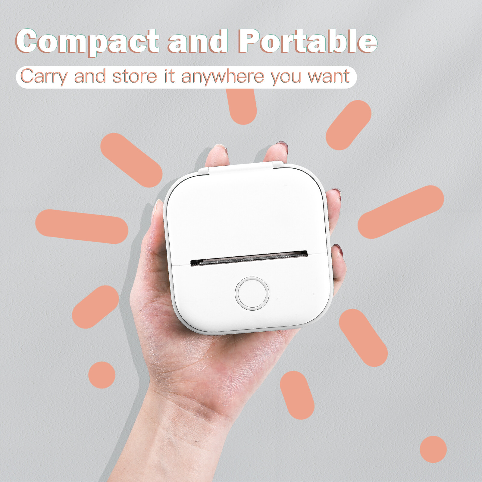 Phomemo T02 Mini Pocket Thermal Printer Wireless Bluetooth Photo Sticker Printer