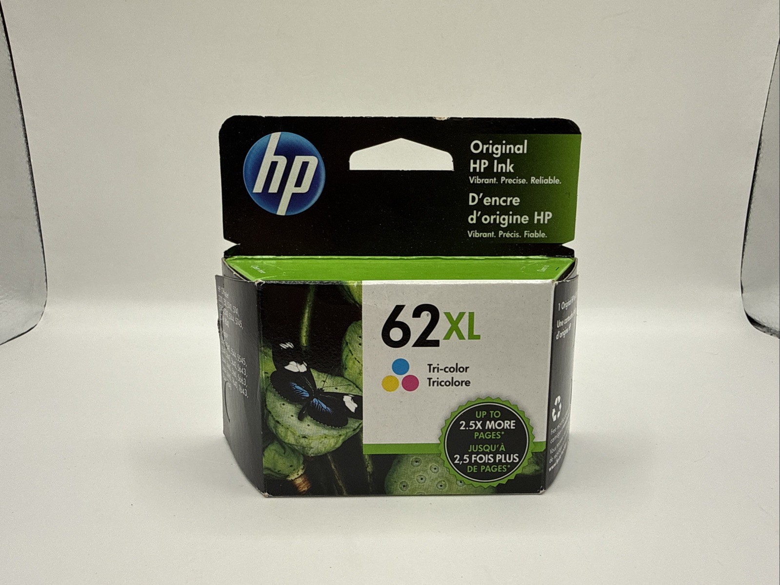 Ink Cartridge-HP 62XL Tri-Color High Yield C2P07AN Exp. Jun 2023