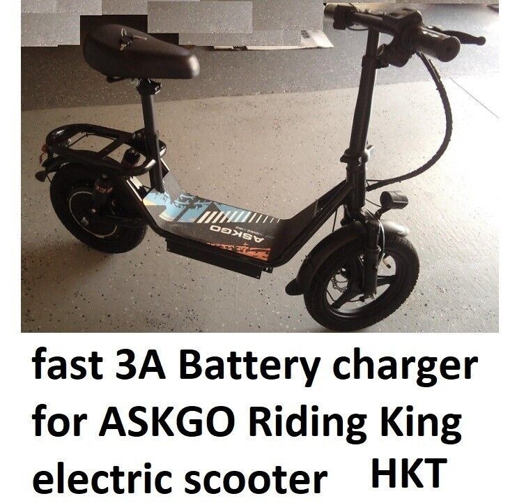🔥ac adapter fast 3A battery charger for ASKGO Riding King electric scooter HKT