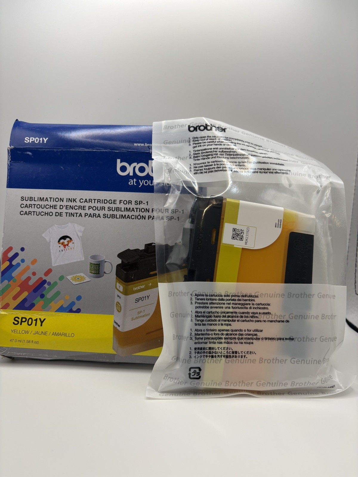 New Brother – SP01BK, SP01M, SP01Y, SP01C Standard Capacity Ink Cartridge | 4PK