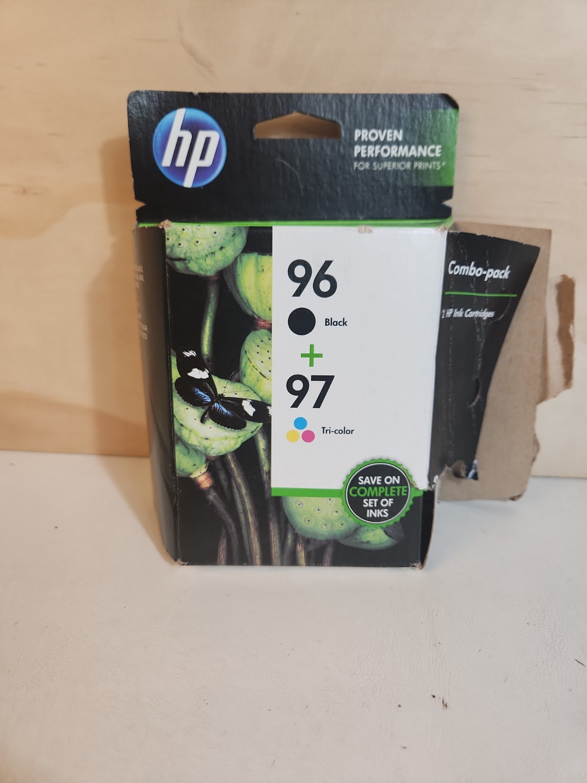 Genuine HP 96 Black & 97 Tri-Color Ink Cartridges 2 Pack SEALED OEM Exp 10/2015