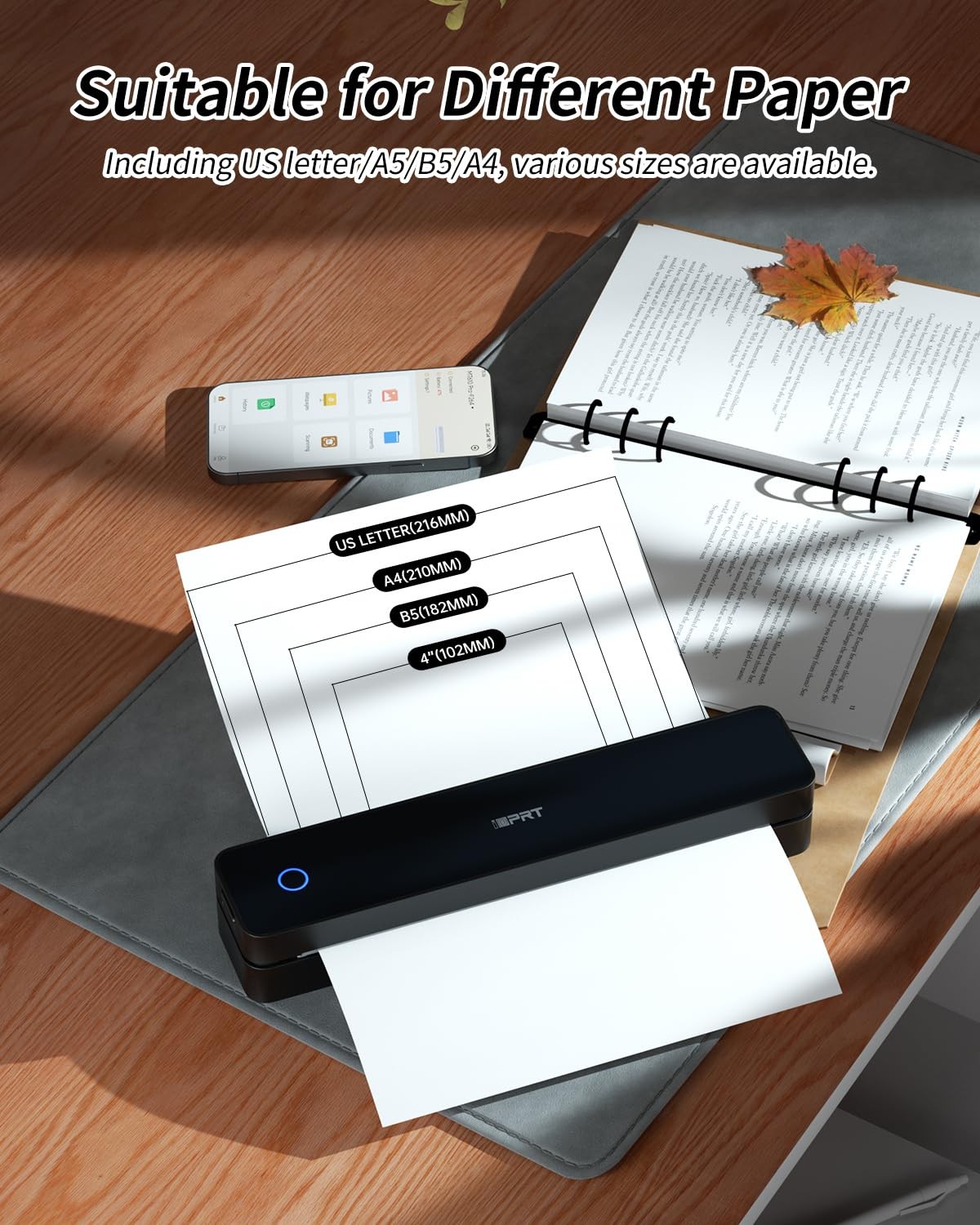 iDPRT MT610 Pro Thermal Printer 300 DPI Bluetooth Wireless Black