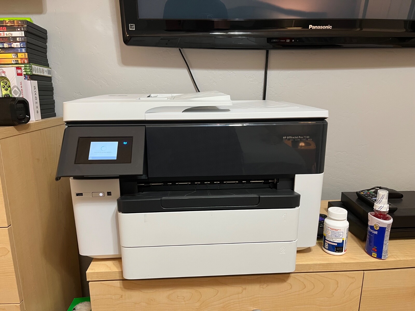 HP OfficeJet Pro 7740 Wide Format All-in-One Printer – White