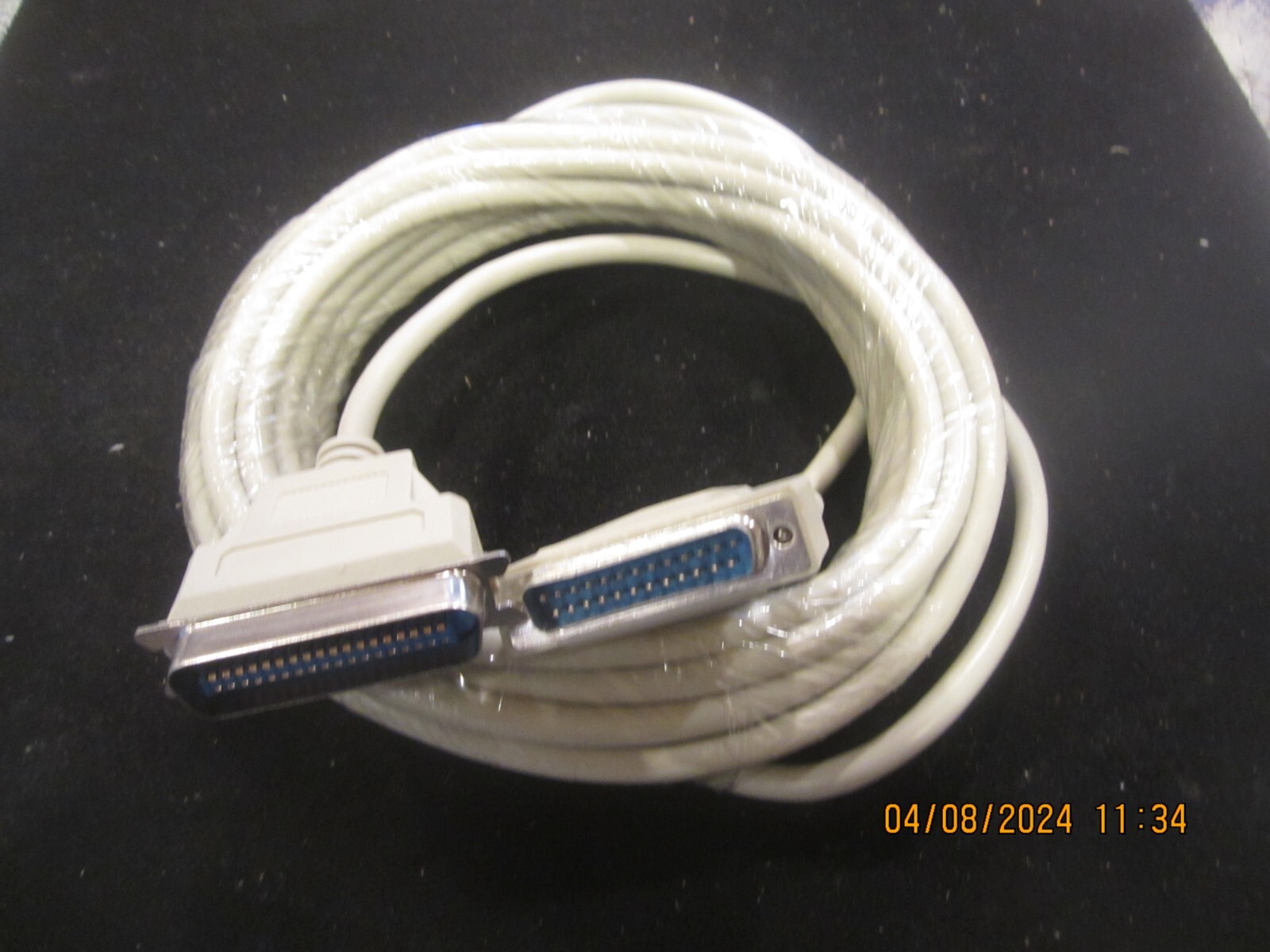 25 feet IEEE-1284 Bi-Directional DB25 To CN36 Parallel Cable Printer Scanner M/M