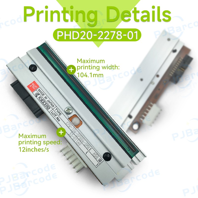 KPW-104-8PBB4-DMX NEW Printhead for Datamax I-4212E Thermal Label Printer 200dpi