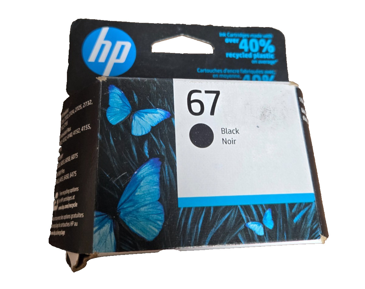 HP Black Ink Cartridge 64 Black Noir in pkg