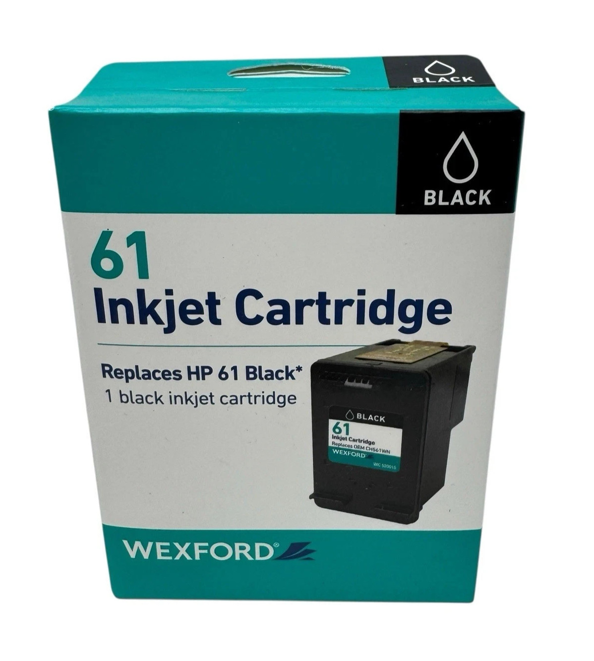 WEXFORD Inkjet Cartridge, Replaces HP 61, Black