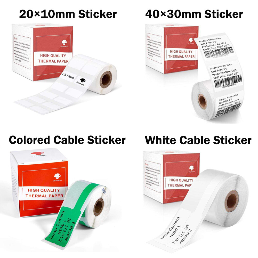 Jewelry Tag Price Sticker Paper Self-Adhesive Label for Phomemo M110 Printer