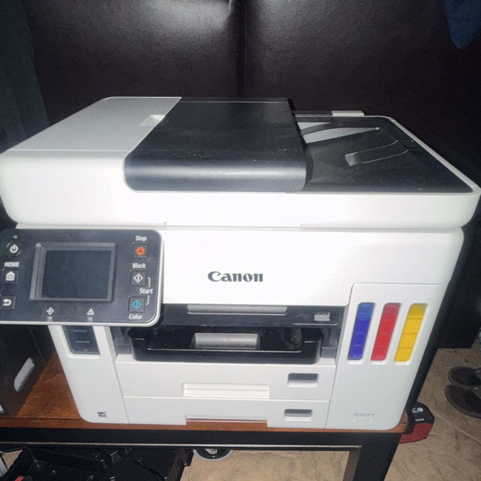 Canon MAXIFY 7120 Inkjet Color All-In-One Printer with Touchscreen Control Panel