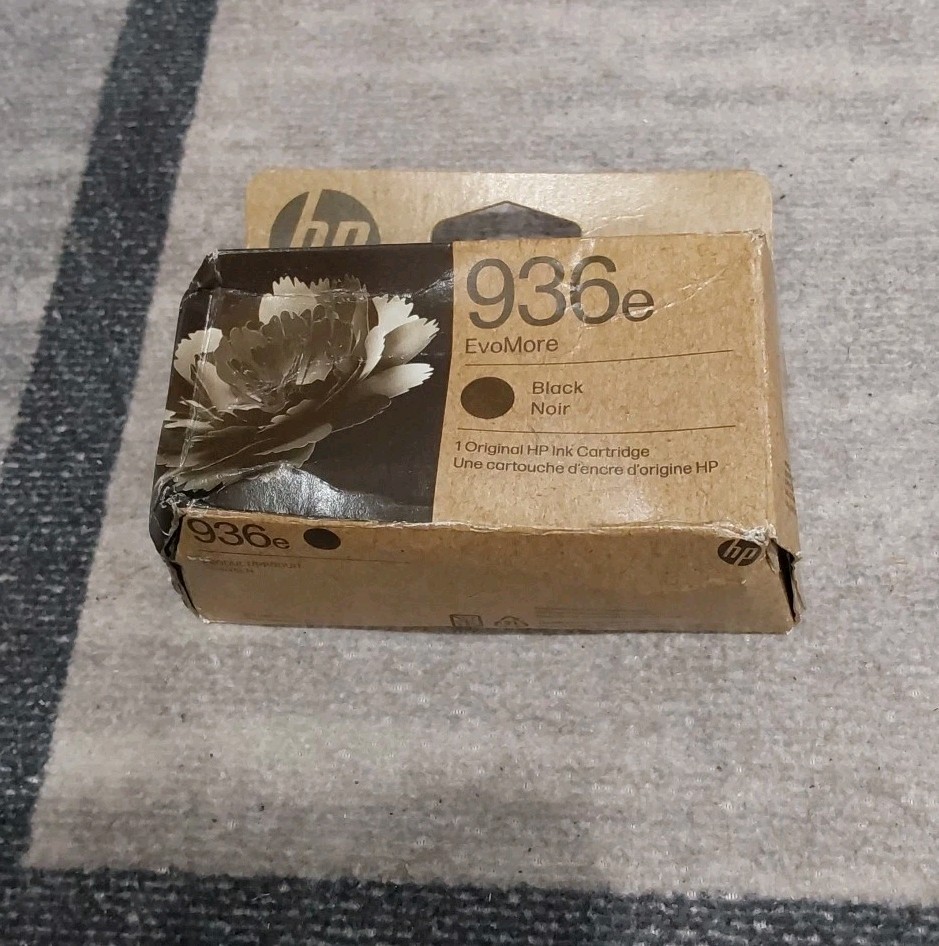 HP 936e Black Ink Cartridge for OfficeJet Pro 9110 9120 2500 Pages Exp 09/27