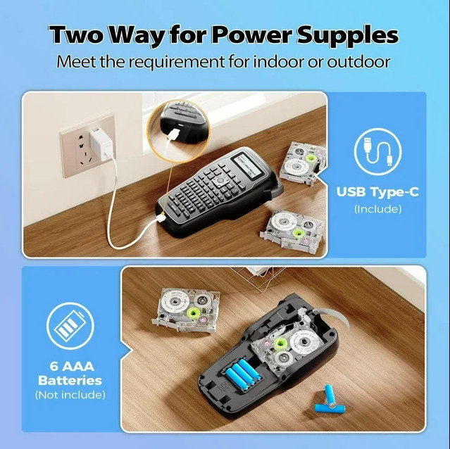 Industrial Label Maker E1000PRO Label Printer for Brother P-Touch TZe-231 LOT
