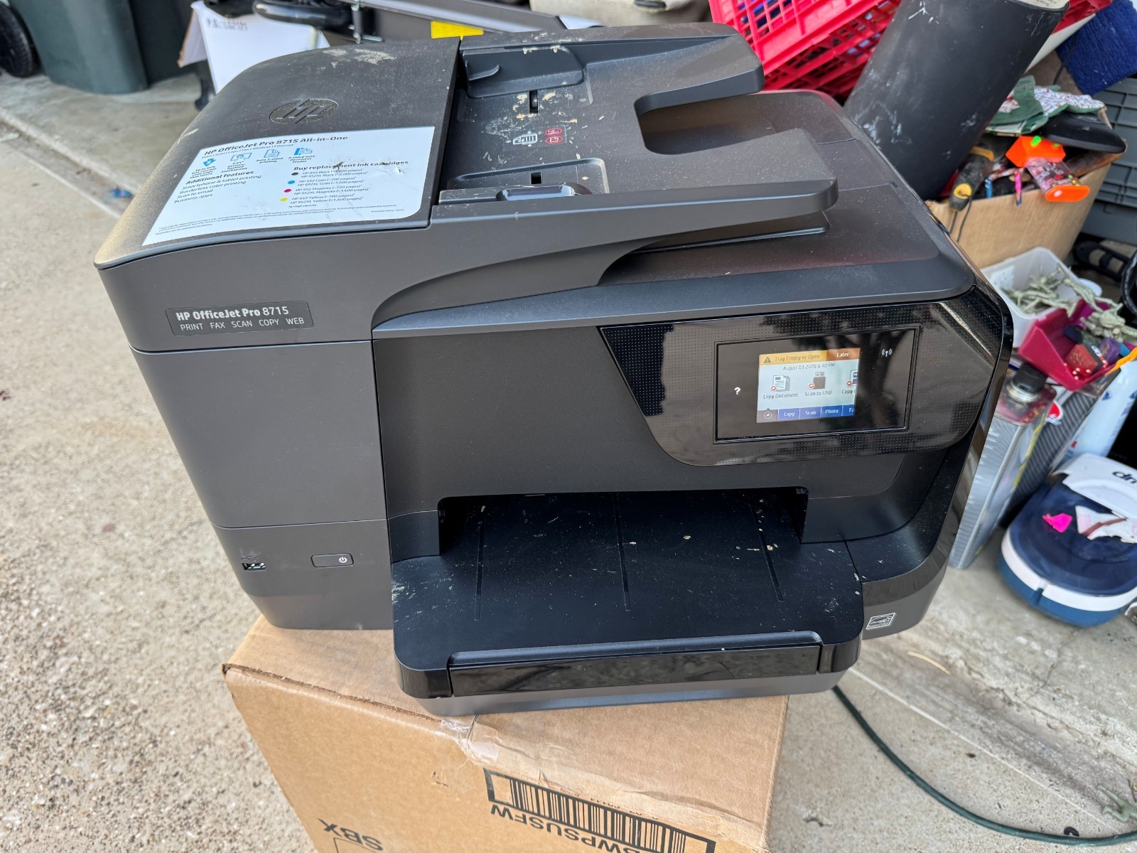 HP OfficeJet Pro 8715 All-in-One Wireless Color Printer