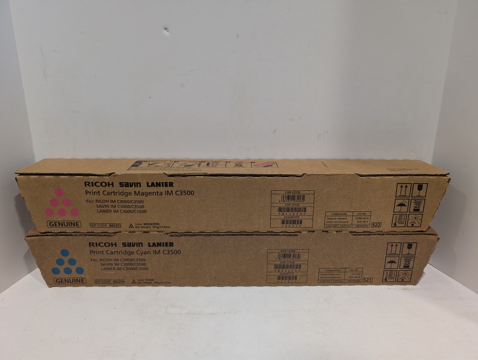 Ricoh Genuine Toner Bundle IM C3500 MC – 842253, 842254