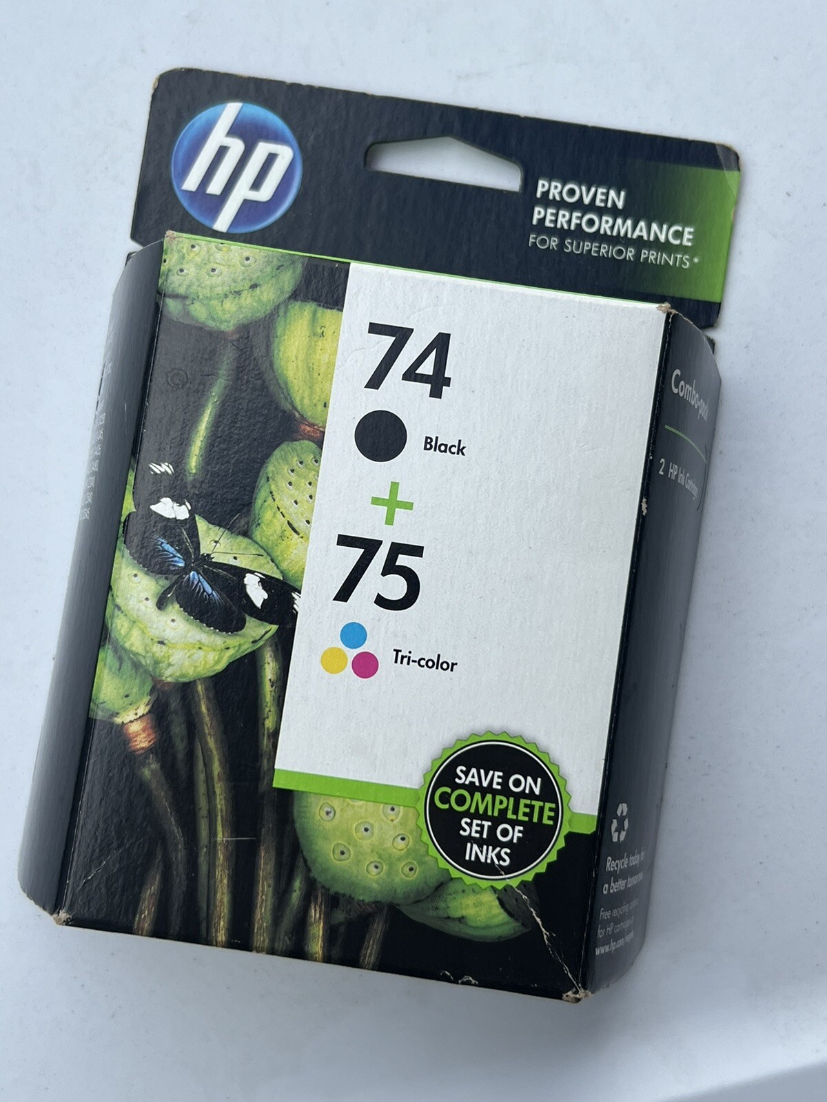 HP 74/75 (CC659FN) Black/Tri-Color Ink Cartridge Expired 2014