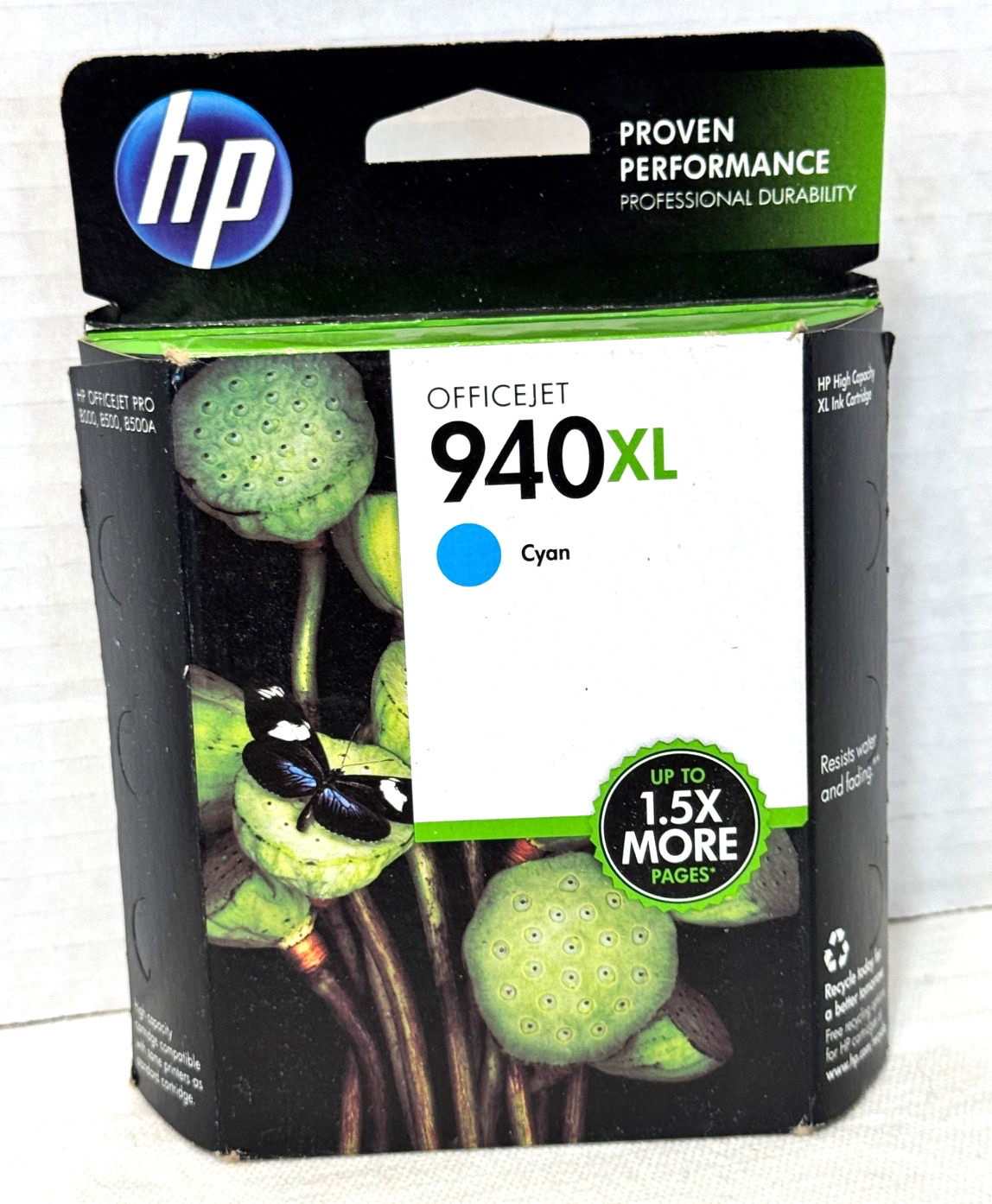 HP Officejet 940 XL Printer Ink Cartridge Cyan C4907AN Home Office School