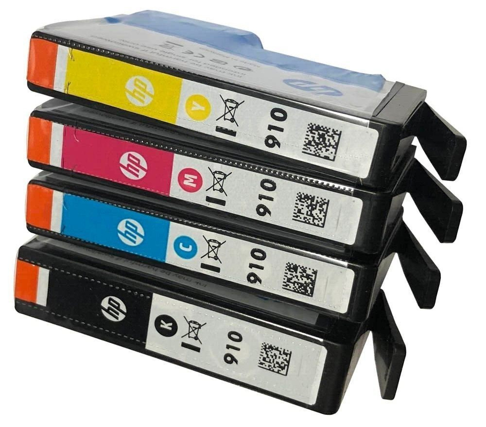 Genuine HP 910 B/C Ink Cartridge Combo-B/C/M/Y/ for HP8020 8035 Printer-OEM-4PK