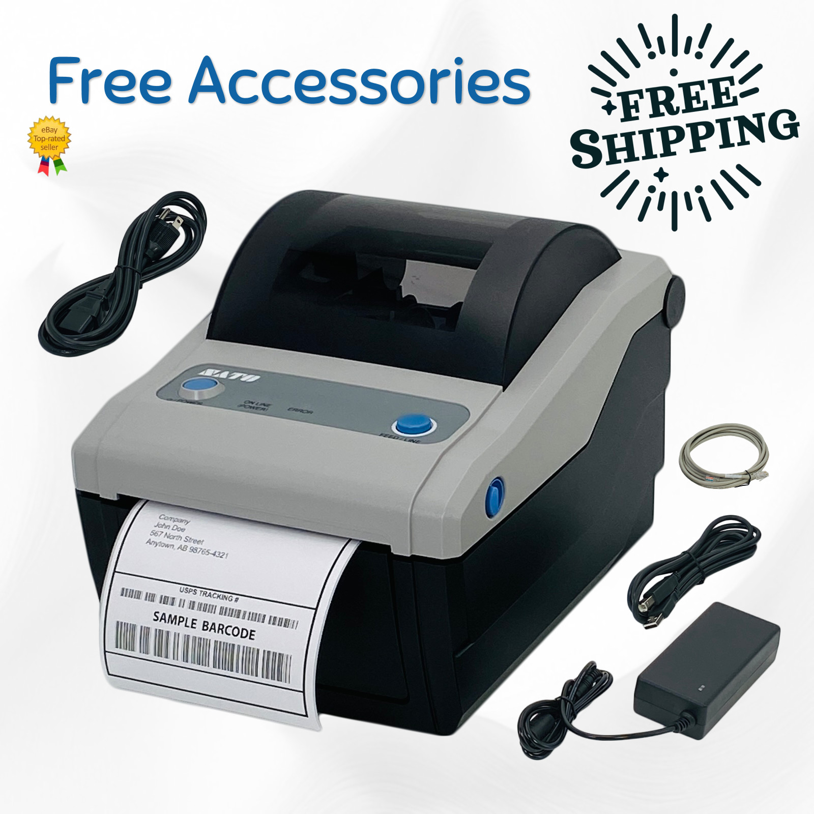 SATO CG412DT – Compact Thermal Printer – High Quality, Reliable, and Affordable!