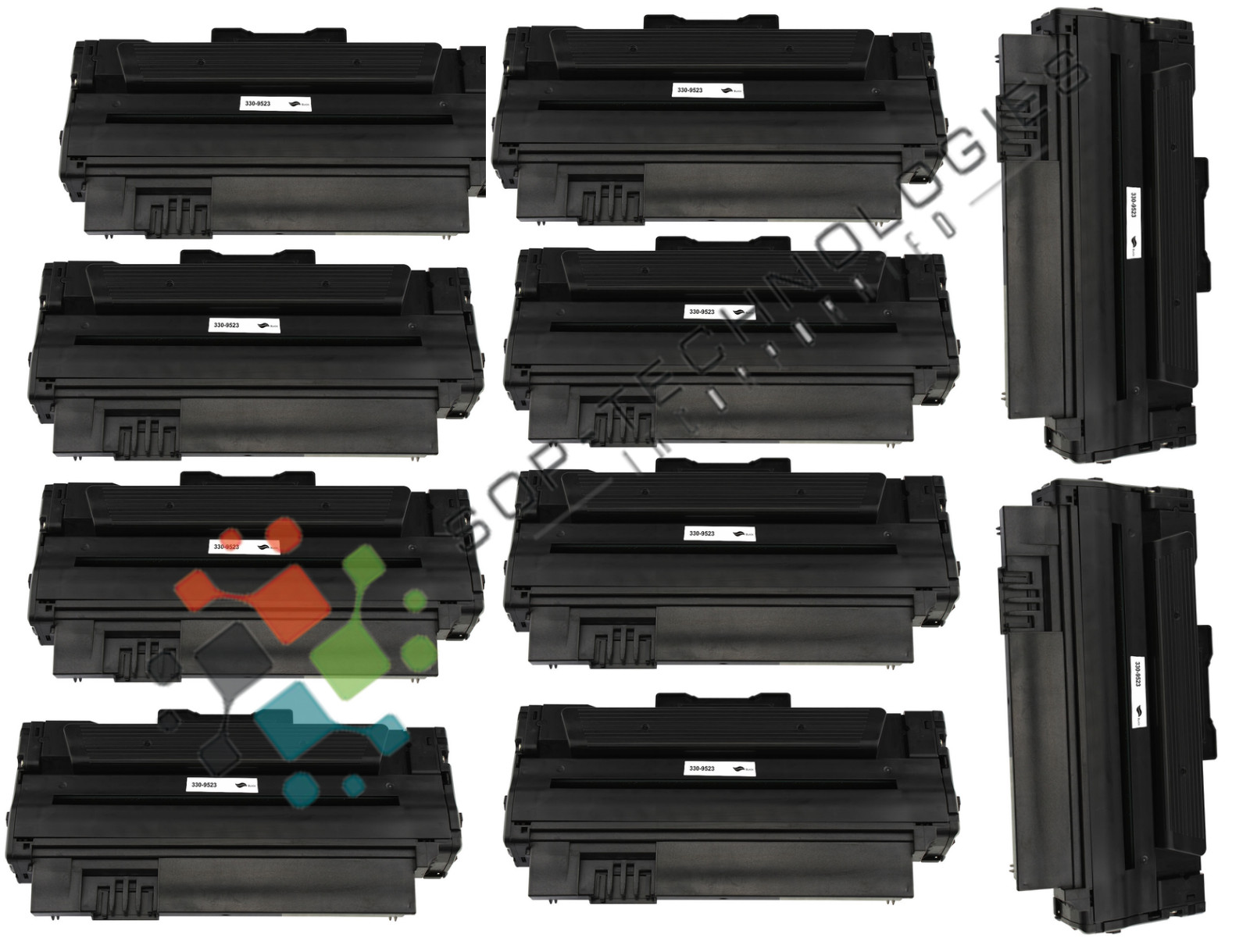 Japan Replacement 10Pk 330-9523 BLACK Toner for Dell 1130 1130n 1133 1135n 7H53W
