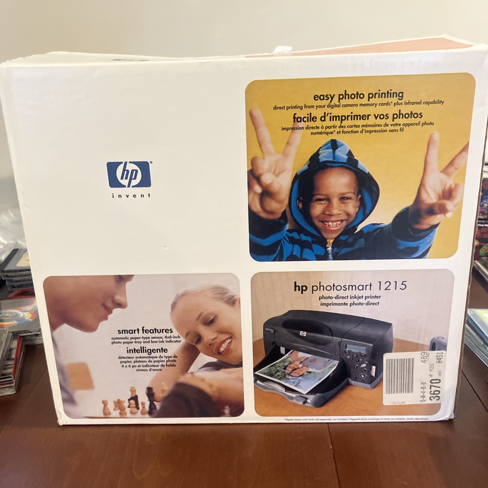 HP Photosmart 1215 Inkjet Color Printer, NEW