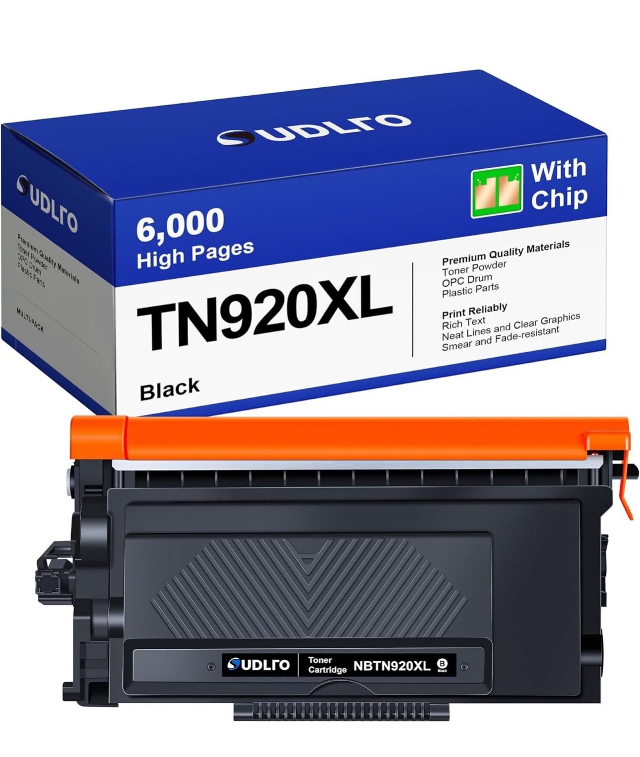 SUDLTO Compatible TN920XL Toner for Brother Printer Replacement TN920 6000 Pages