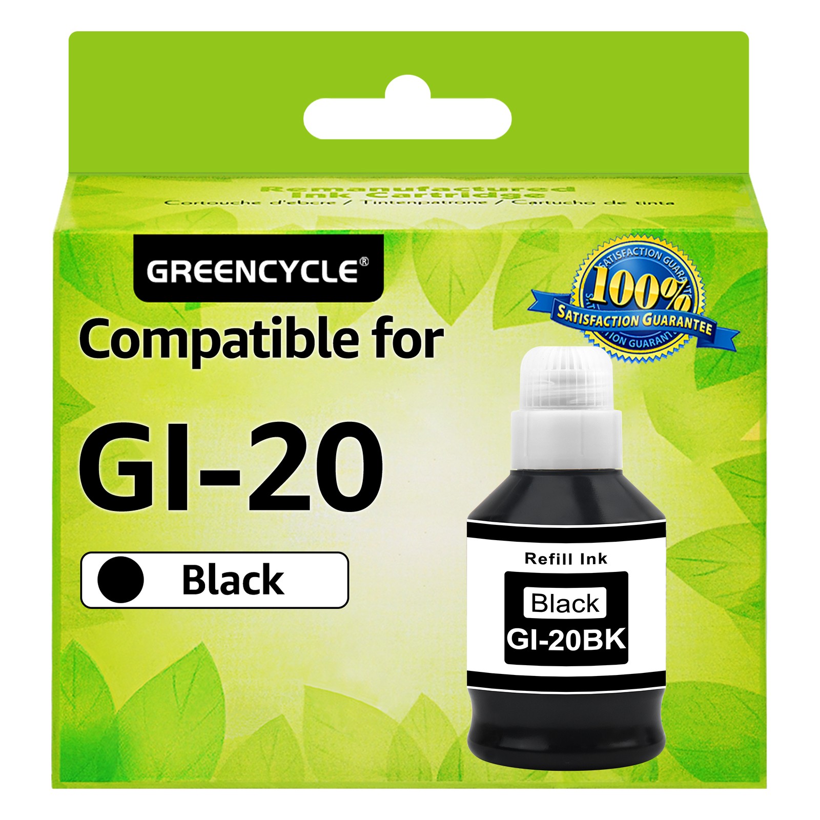 Compatible Canon GI-20 GI20 Refill Ink Bottle for Canon PIXMA G5020 G6020 G7020