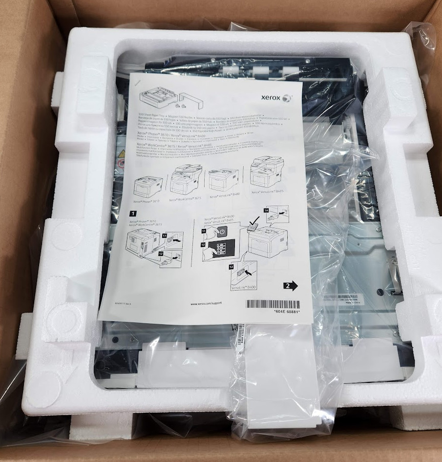 Genuine XEROX 497K13620 550 Sheet Paper Tray Phaser 3610 VersaLink B400